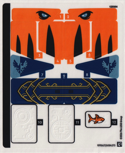 Lego foglio adesivo - lego, 71515
