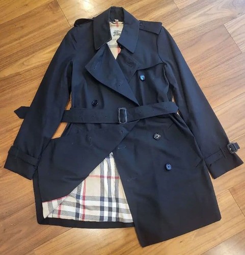Trench coat burberry nero - nero, us4