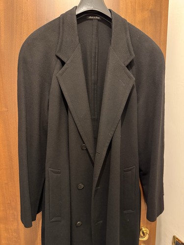Cappotto blu lana cachemire - blu,