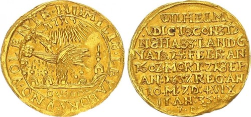 Hessen kassel ducato - 1, d'oro