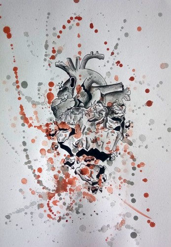 Disegno carta carboncino e - disegno,