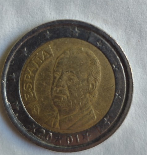 Monete euro rare espana 2001 - espana,