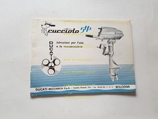 Ducati Cucciolo 5 HP motore Fuoribordo 1967 manuale uso originale italiano