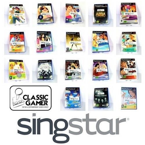 Singstar games ps2 - singstar, vg