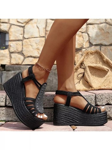 Sandali espadrilles zeppa - espadrilles,