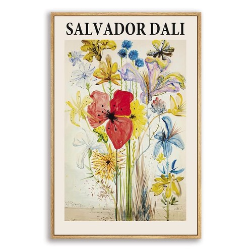 Salvador dalì fleurs ete - salvador, dalì,fleurs