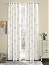 Nuovo 2 Pezzi Finestra Tenda