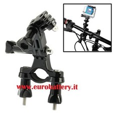 ST-02 Supporto+2 snodi bracci HOLDER BICICLETTA per Gopro HERO HD 2 3 4 5 6 7 8