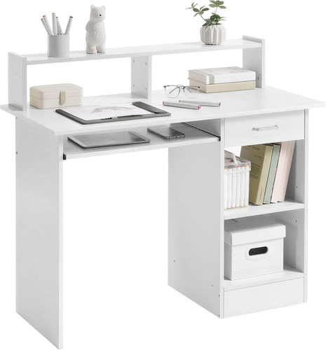 Scrivania per computer bianco - scrivania,