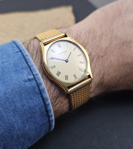 Vintage alpina watch - vintage, circa
