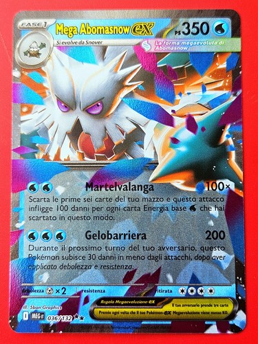 Carta pokemon mega abomasnow - carta,