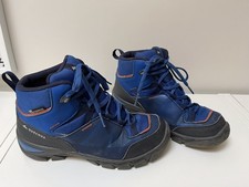 QUECHUA (MH 120) Stivali impermeabili da passeggio/escursionismo per ragazzi, blu navy, taglia UK 3