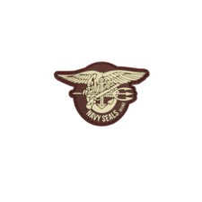 Toppa 3D gomma Navy Seals cecchino americano softair Alfashirt 4 x 7 cm #26925