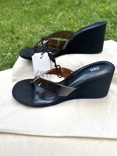 Sandali zara zeppa - sandali, tacco