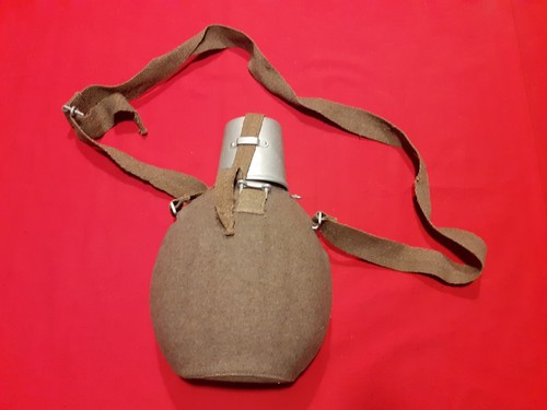 Borraccia militare vintage - borraccia,