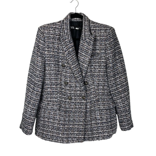 Blazer doppiopetto zara donna - blazer,