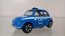 FIAT 500 1/43 POLIZIA BURAGO 