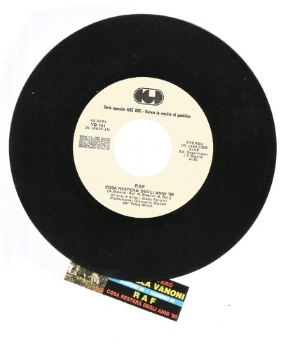 Raf giri jukebox - 45, "cosa