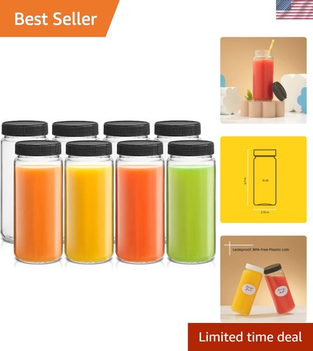Glass juice bottles oz - juice, bottles,