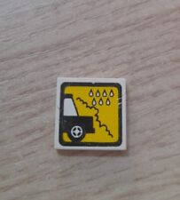 LEGO 3068bpb0033 piastrella 2x2 bianca stampata impianto lavaggio Set 6394