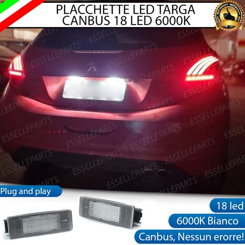 Placchette led luci targa - a, 18