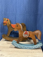 2 Cavalli a dondolo primitivi