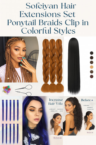 Sofeiyan set extension capelli - set,