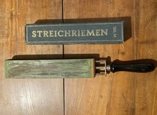 Antico  Affila Rasoio In Cuoio- Razor-Strop Cuir — Custodia e Accessorio