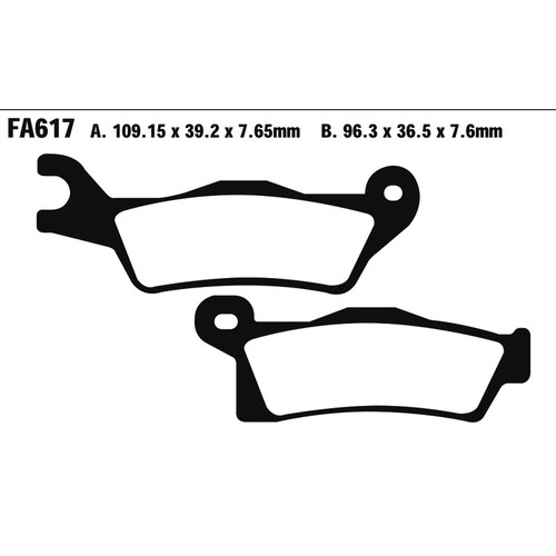 Pastiglie freno per moto quad - freno,