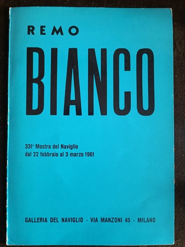 Remo bianco 331a mostra del