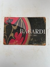 Insegna in metallo Bacardi
