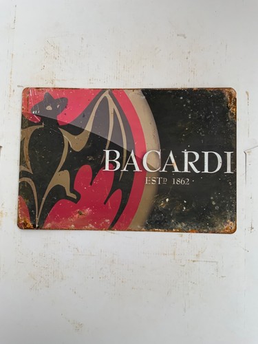 Insegna metallo bacardi - insegna, in