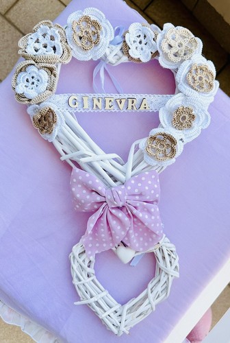 Ghirlanda cuore vimini - ghirlanda,