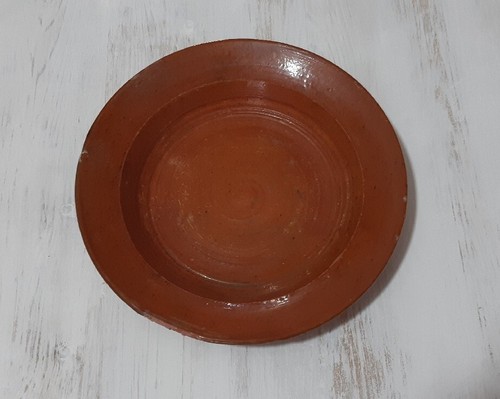 Piatto terracotta anni - piatto,