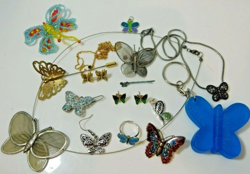 Lotto farfalle spille - di,