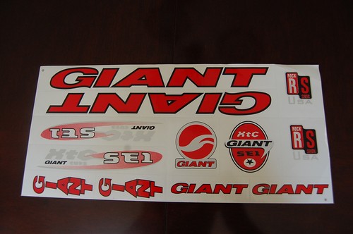 Adesivi giant xtc - adesivi, se1