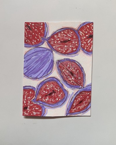 Aceo fichi natura morta - fichi,