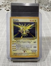 Pokemon Zapdos 16/102 Set Base Rara Holo Prima Edizione Wizards ITA Vintage