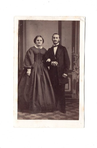 Foto cdv coppia - coppia, luogo