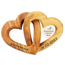 Cuori uniti personalizzati in