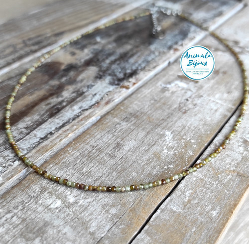 Collana fine pietra - fine,