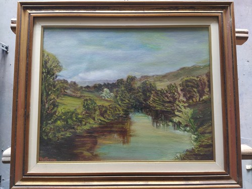 Quadro olio tela - su,