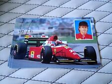 1993 FERRARI GERHARD BERGER -CARTOLINA ufficiale, arbe 720/93