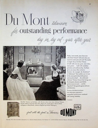 Televisione mont 1951 mt - televisione,