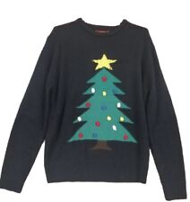 Maglione Natalizio Albero Di Natale Tg M Comoda Caldo Unisex