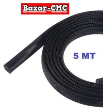 5 MT GUAINA ESPANDIBILE intrecciata 12 - 24 mm passa cavo cavi TV PC car audio