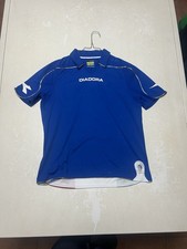 Maglia Calcio Nazionale Cantanti Diadora 7 Marco Masini Worn Issued ? L Firmata 