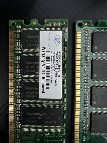 Nanya 256mb ddr - 256mb, 333mhz