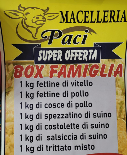 Carne fresca box - box, famiglia
