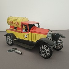 GIOCATTOLO CAMION OIL LATTA PAYA REPLICA VINTAGE CON CHIAVE FUNZIONANTE
